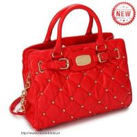 michael kors stud gewatteerd groot rood bakken Winkel Enschede 1k27q678